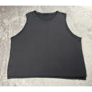 Lululemon Shirt Women's 16 Black Train to Be Tank Perforated Top‎